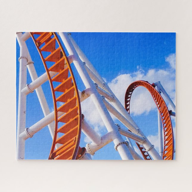 Roller coaster up and down jigsaw puzzle (Horizontal)