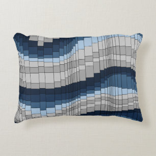 Roller Coaster Vintage Psychedelic Striped Decorative Cushion