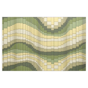 Roller Coaster Vintage Psychedelic Striped Fabric