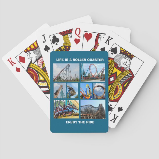 ROLLER COASTERS  PLAYING CARDS (Back)