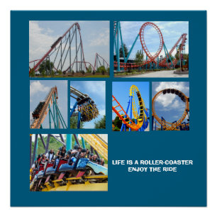 Roller coasters poster