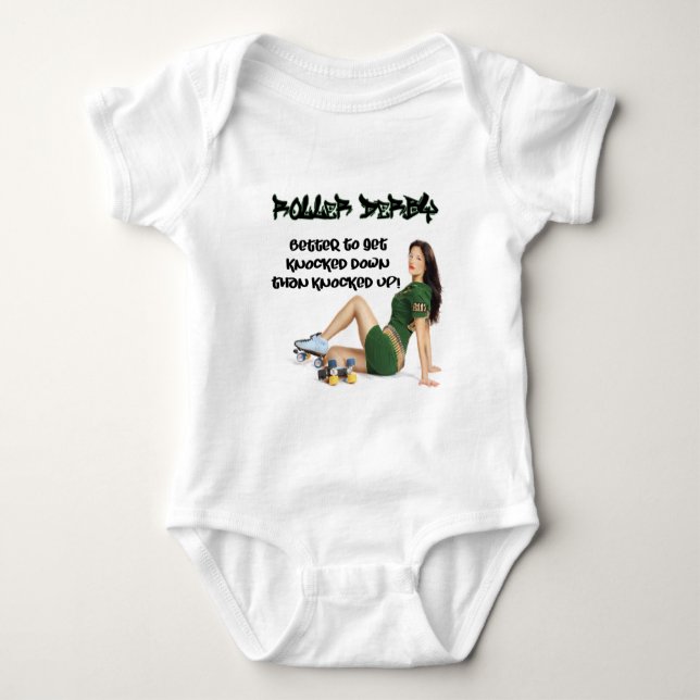 Roller Derby... Baby Bodysuit (Front)