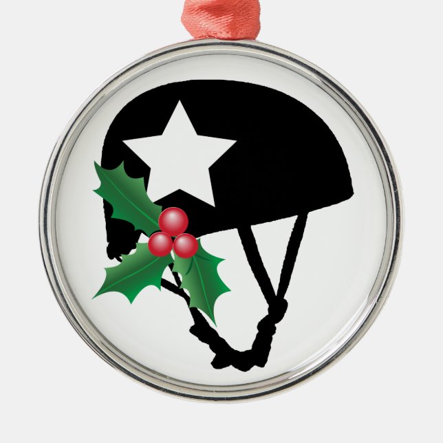 Roller Derby Christmas, Roller Skating Metal Tree Decoration (Front)
