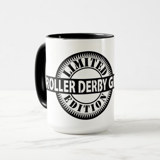 Roller Derby Girl Limited Edition, Skating Design Mug