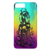Roller Derby Girl Rainbow iPhone 7/8 Plus Case