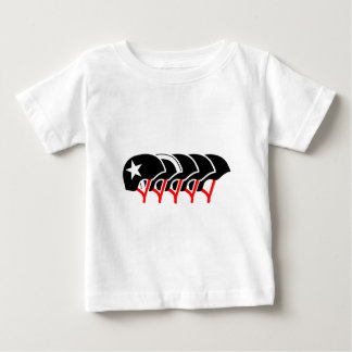 Roller Derby helmets (black design) Baby T-Shirt