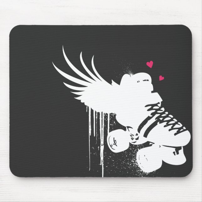 Roller Derby Mouse pad. Mat (Front)