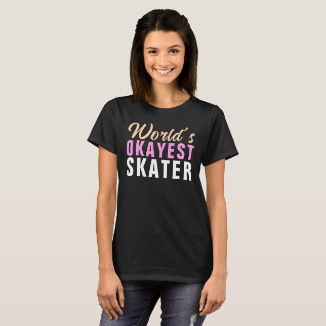 ROLLER DERBY OKAYEST SKATER T-SHIRT (Front Full)