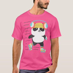 Roller Derby Panda Rollerskating T-Shirt