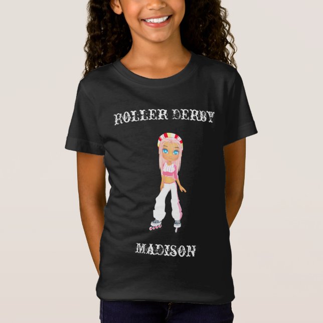 Roller Derby Personalised T-Shirt (Front)