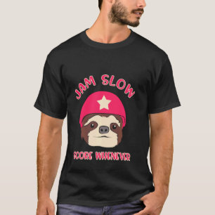 Roller Derby Player Slow Skating Team T-Shirt