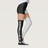 Roller Derby Red White Booty Shorts Socks Name
