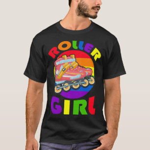 Roller Girl Birthday Roller Skater Party Skates Sk T-Shirt