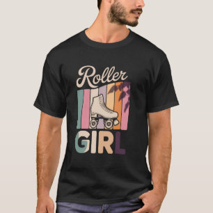 Roller Girl Skater 80's Roller Skates 70s 90s Roll T-Shirt