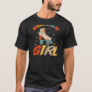 Roller Girl Skating For Derby Roller Skater Girls T-Shirt