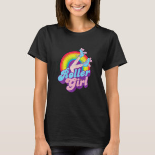 Roller Girl Vintage Roller Skating Retro Skate Sk T-Shirt