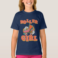 roller girl vintage roller skating T-Shirt