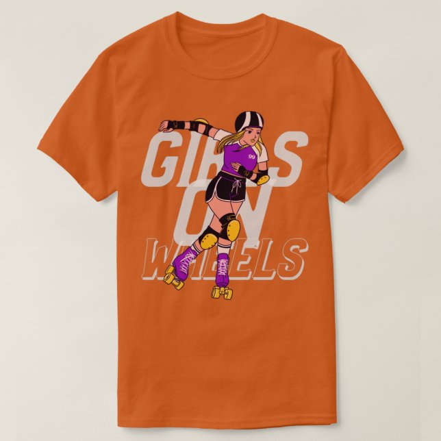 Roller Girls T-Shirt (Design Front)