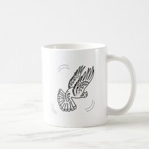 Roller Pigeon in Action Coffee Mug