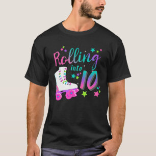 Roller Skate Birthday 5Th 80'S Outfit Decades Part T-Shirt