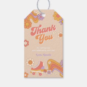 Roller Skate Birthday Favour Tag