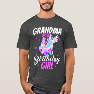 Roller Skate Birthday Grandma Funny Roller Skating T-Shirt