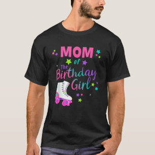 Roller Skate Birthday Mom Matching Family Group Ou T-Shirt