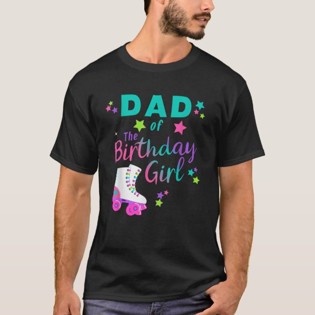 Roller Skate Birthday Mom Matching Family Group Ou T-Shirt (Front)