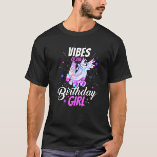 Roller Skate Birthday Vibes Funny Roller Skating P T-Shirt