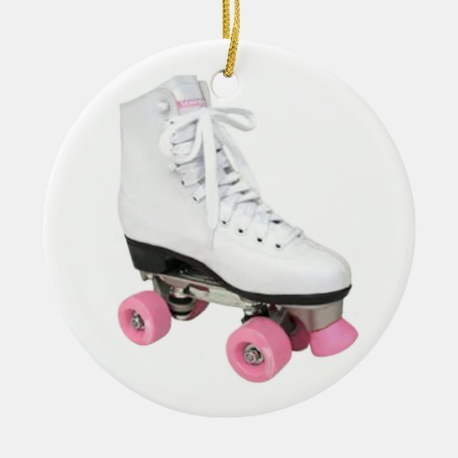 Roller Skate Ceramic Tree Decoration (Front)