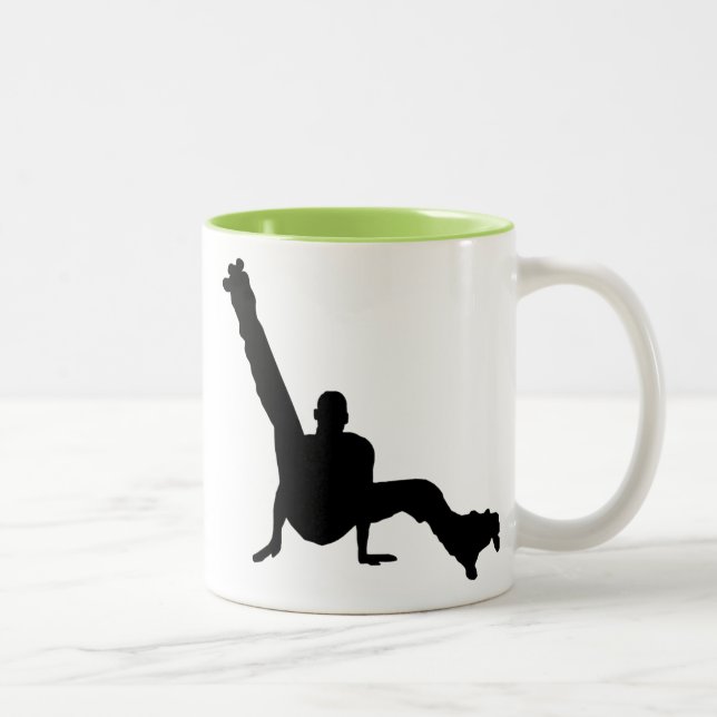 Roller Skate Dancing Two-Tone Coffee Mug (Right)