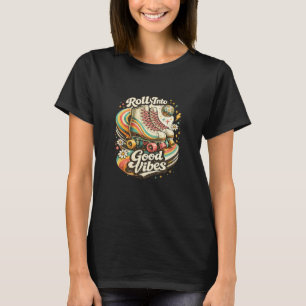 Roller Skate Groovy Summer Vibes Vintage T-shirt