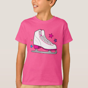 Roller Skate in Pink T-Shirt