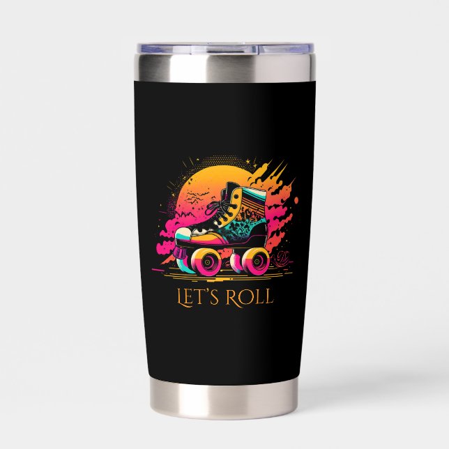 Roller Skate Insulated Tumbler (Front)