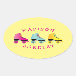 Roller Skate Kid Cute Skating Seal Sticker