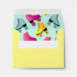 Roller Skate Kid's Cute Retro Skating Envelope