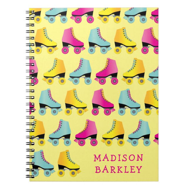 Roller Skate Kids Notebook (Front)
