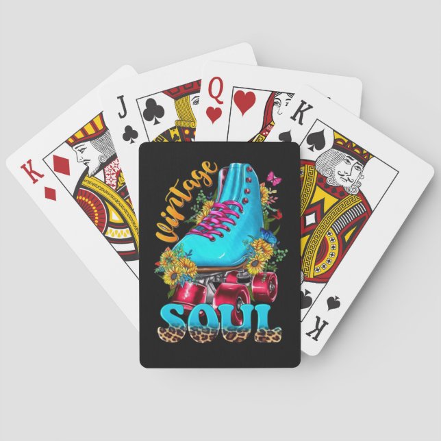 Roller Skate Playing Cards (Back)