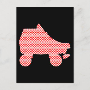 roller skate postcard