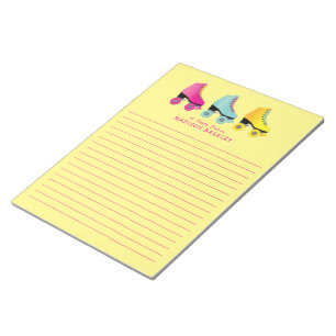 Roller Skate Retro Skating Stationary Notepad