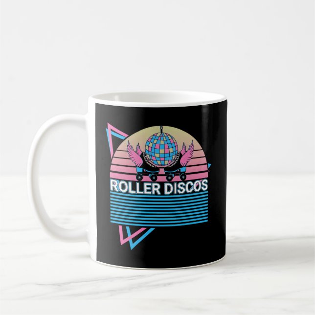 Roller Skate Roller Skating Roller Discos Coffee Mug (Left)