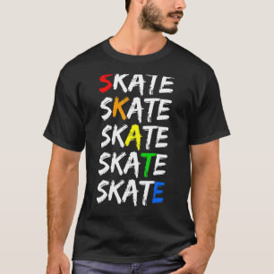 Roller Skate (Rollerskate) Stacks - Derby Skater & T-Shirt