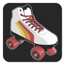 Roller skate sticker