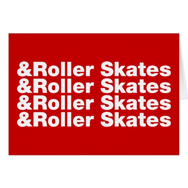 & Roller Skates (Front Horizontal)