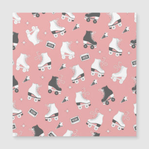 Roller skates cassette pattern.