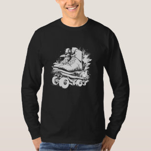 Roller Skates Comic T-Shirt