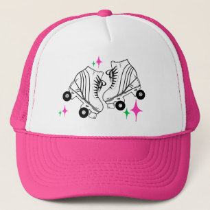 Roller Skates Derby Skating Roller Babe  Trucker Hat