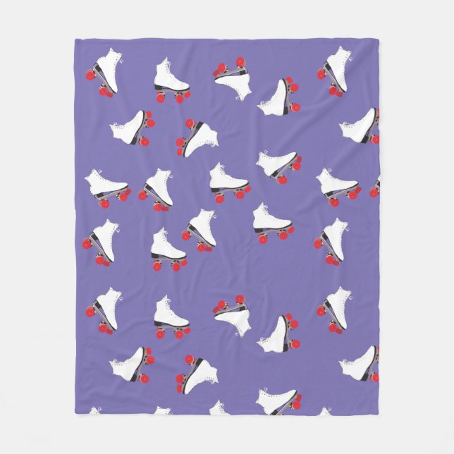 Roller skates fleece blanket (Front)
