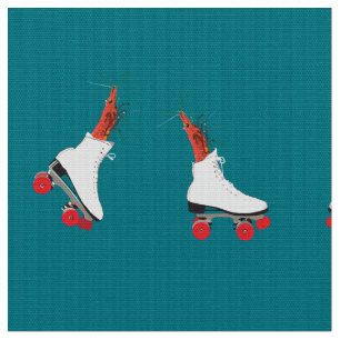 Roller Skates for Everyone Fabric