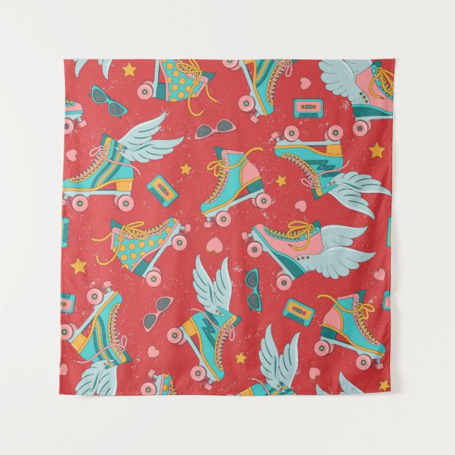 Roller skates in bright colours with and without w tapestry (Front)
